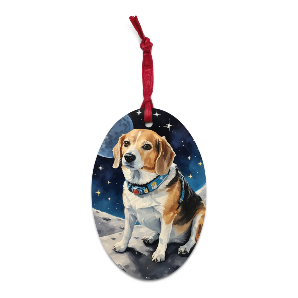 PugMug Custom Munchkin Wooden Ornament