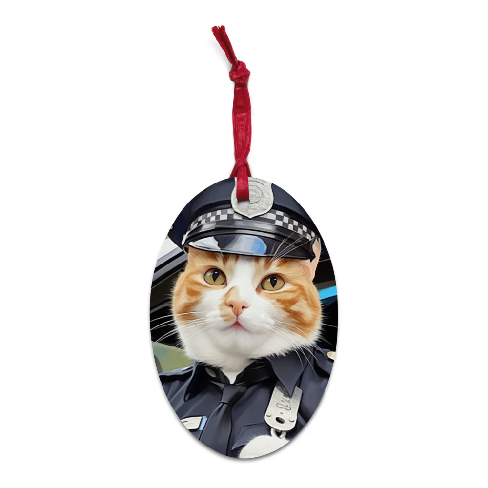 PugMug Custom Jack Jack Wooden Ornament