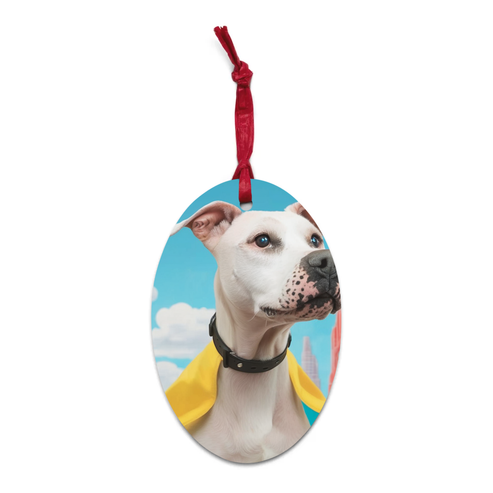 PugMug Custom Melody Wooden Ornament