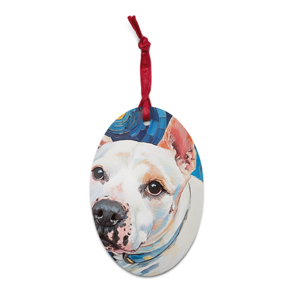 PugMug Custom Melody Wooden Ornament