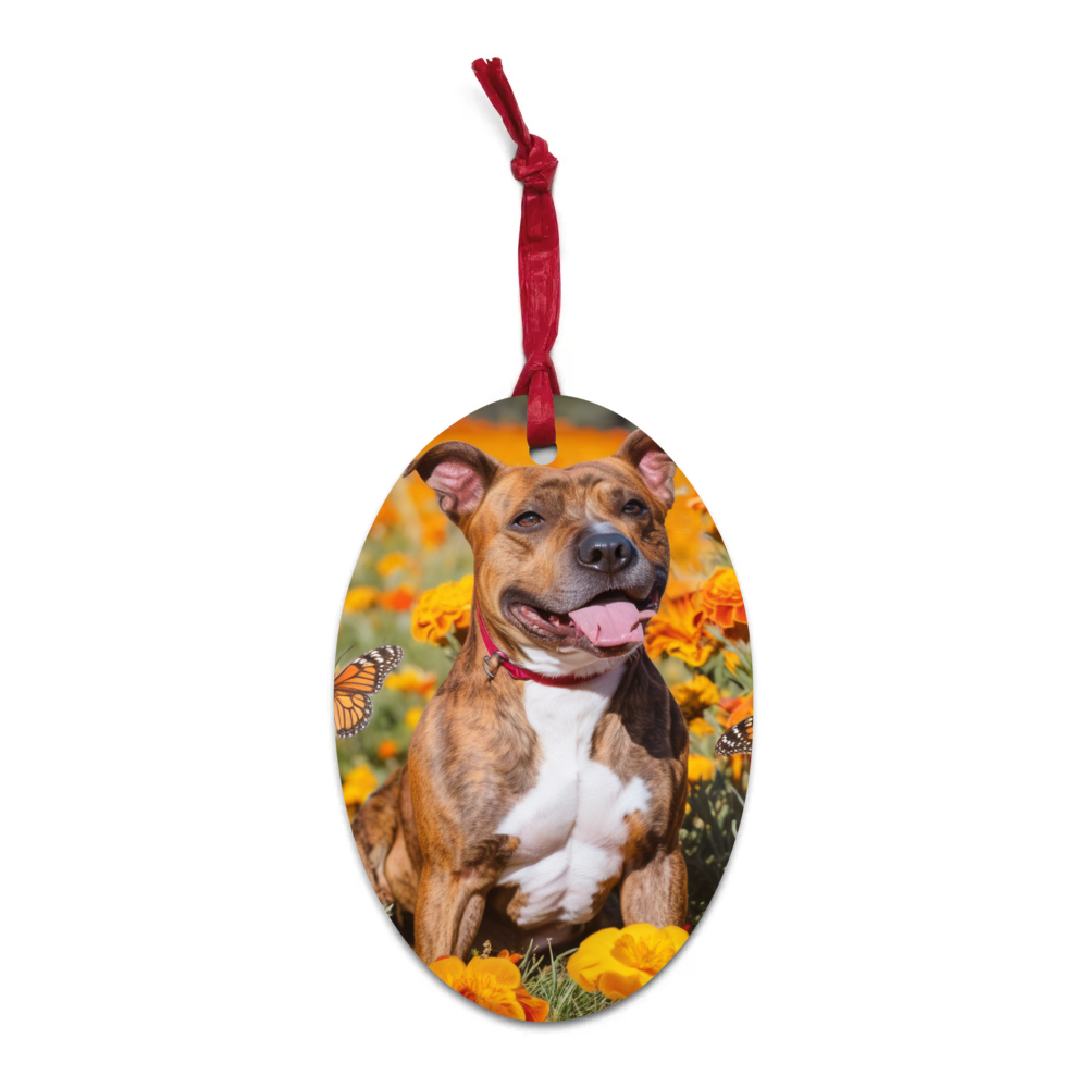 PugMug Custom Tony Hawk Wooden Ornament