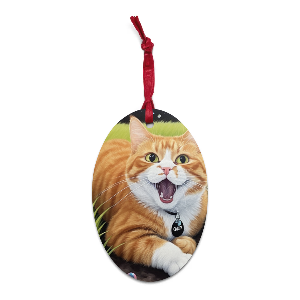 PugMug Custom Jack Jack Wooden Ornament