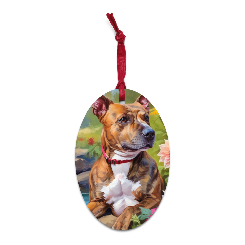 PugMug Custom Tony Hawk Wooden Ornament