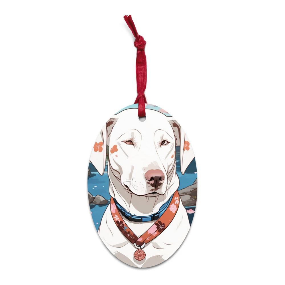 PugMug Custom Penny Wooden Ornament