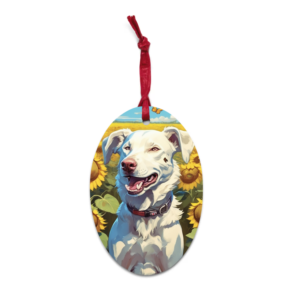 PugMug Custom Penny Wooden Ornament