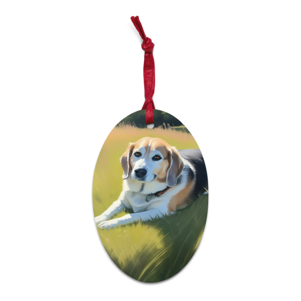 PugMug Custom Munchkin Wooden Ornament