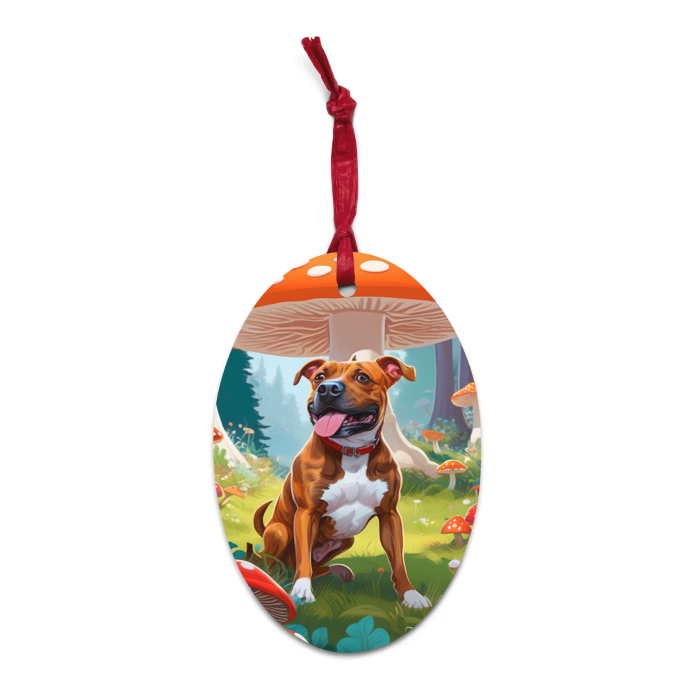 PugMug Custom Tony Hawk Wooden Ornament