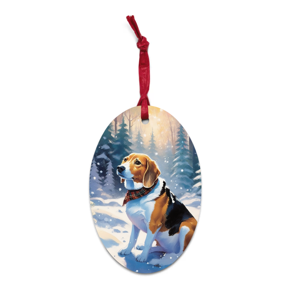 PugMug Custom Munchkin Wooden Ornament