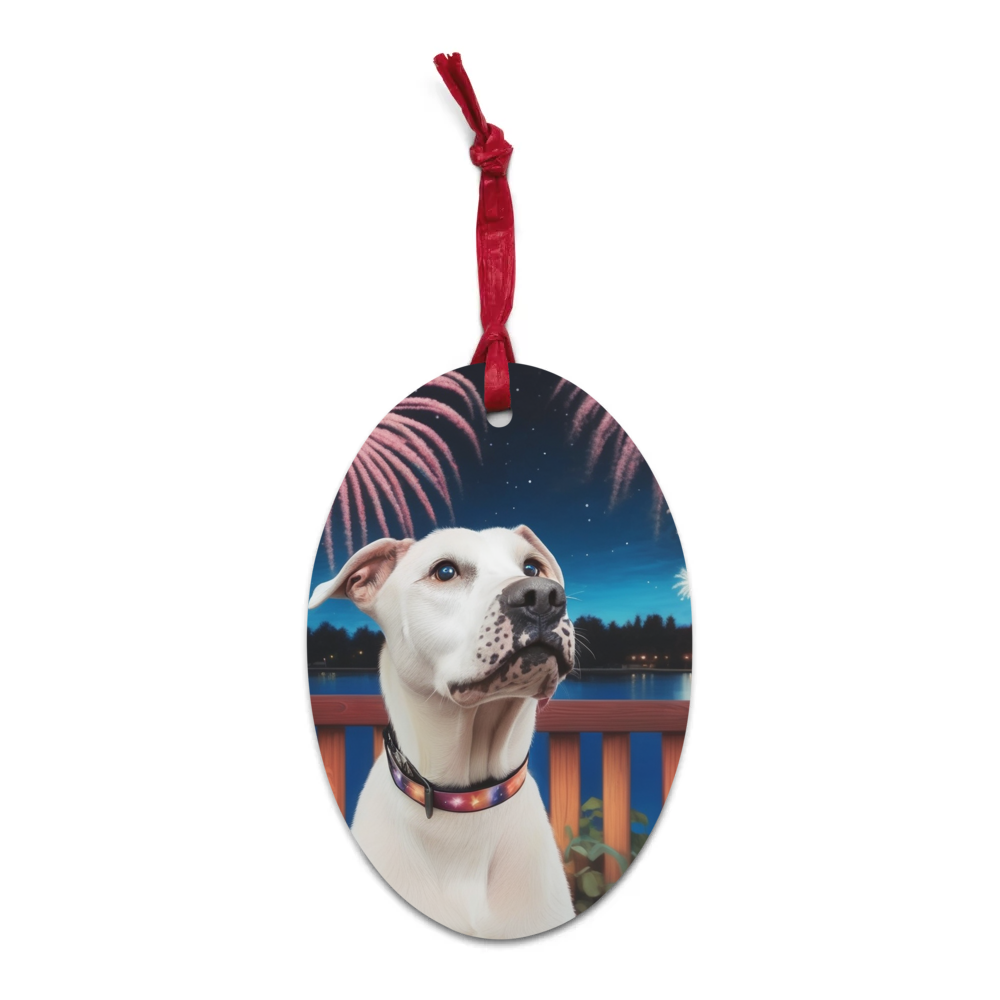 PugMug Custom Melody Wooden Ornament