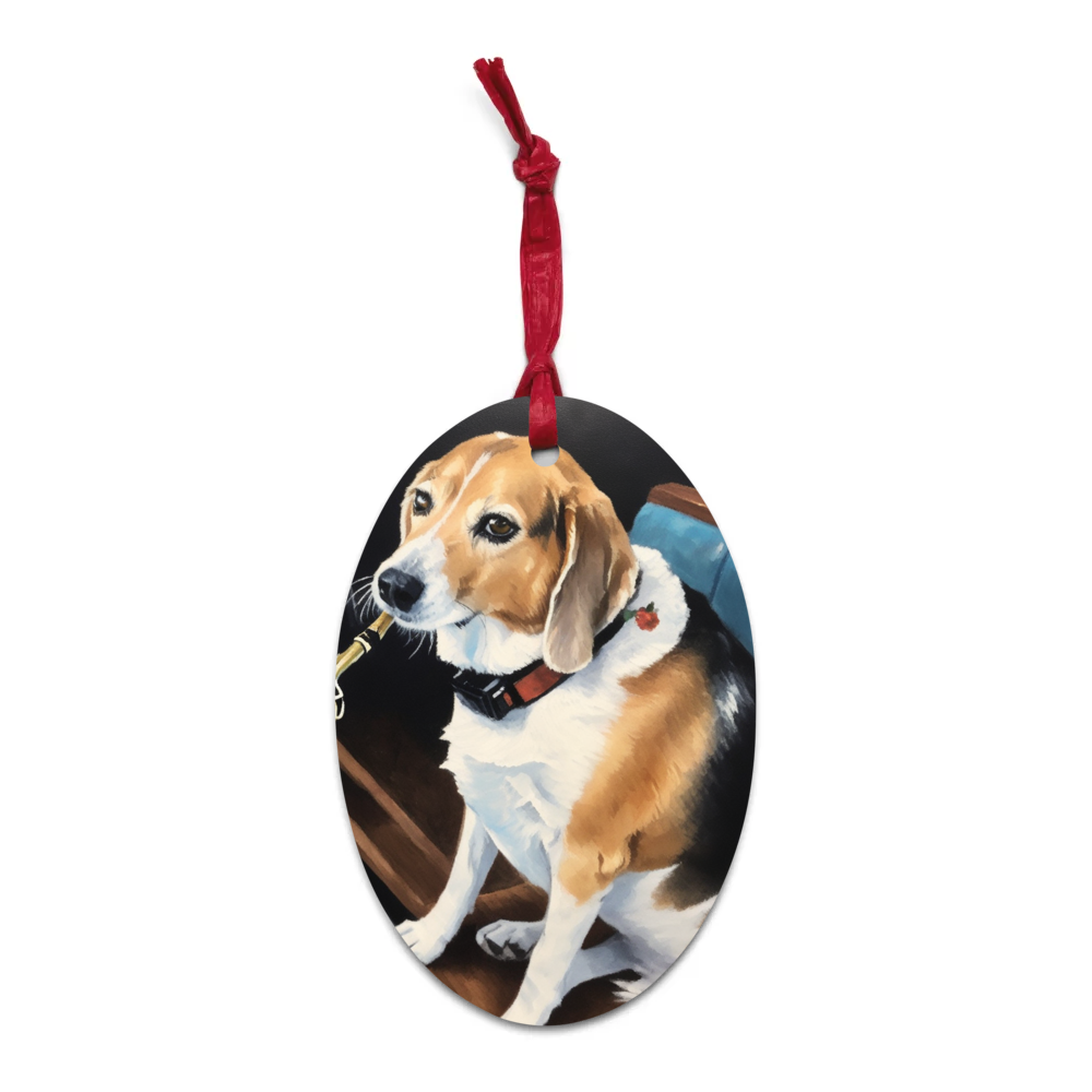 PugMug Custom Munchkin Wooden Ornament