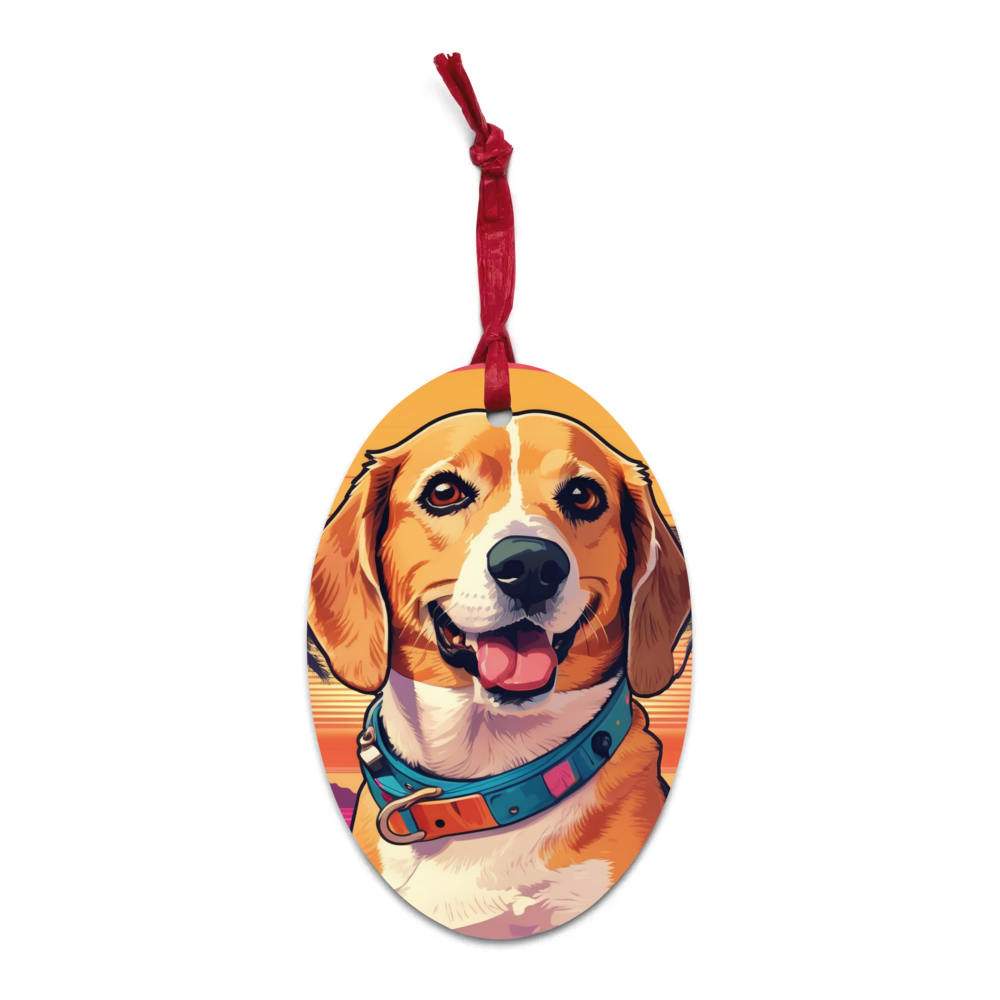 PugMug Custom Munchkin Wooden Ornament