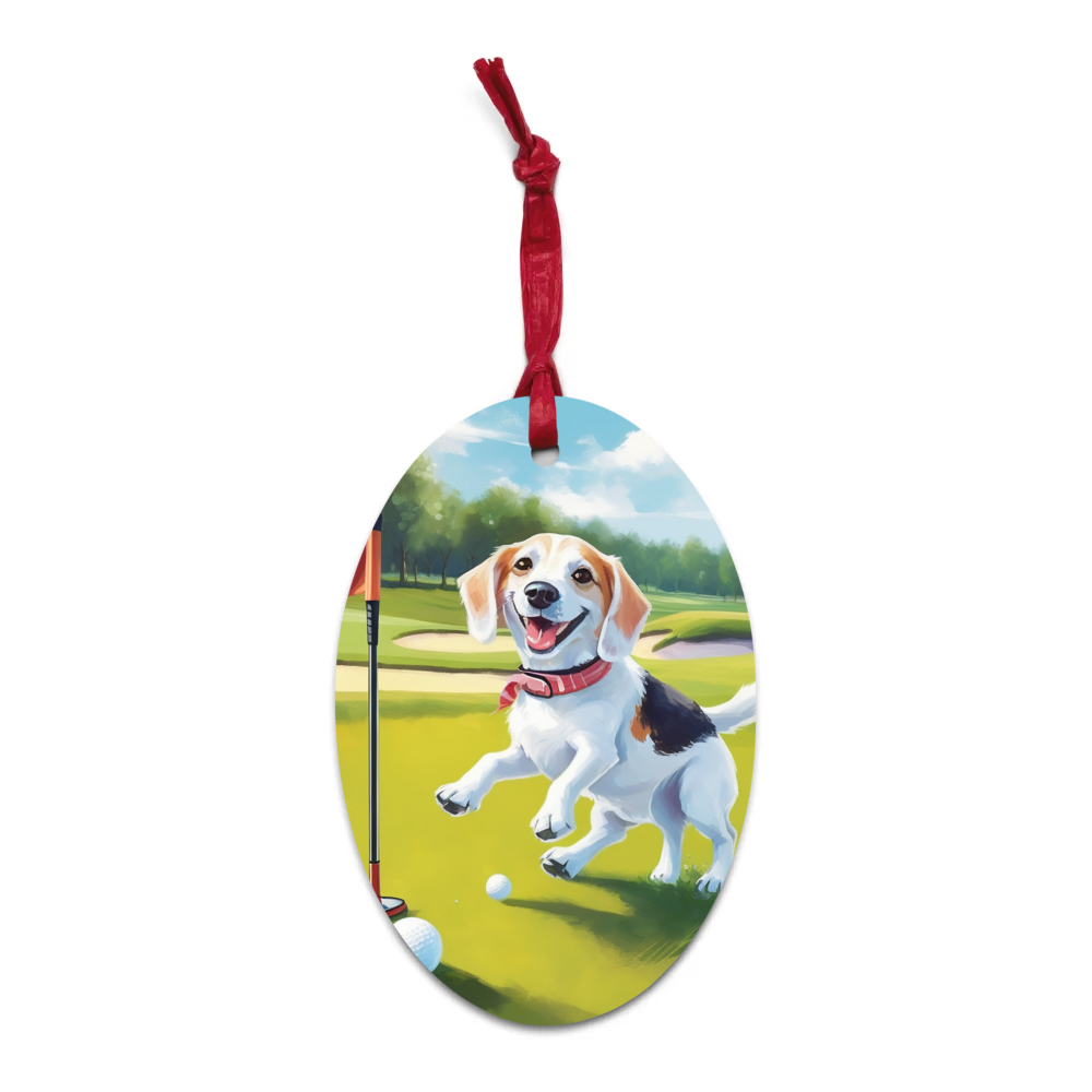 PugMug Custom Munchkin Wooden Ornament