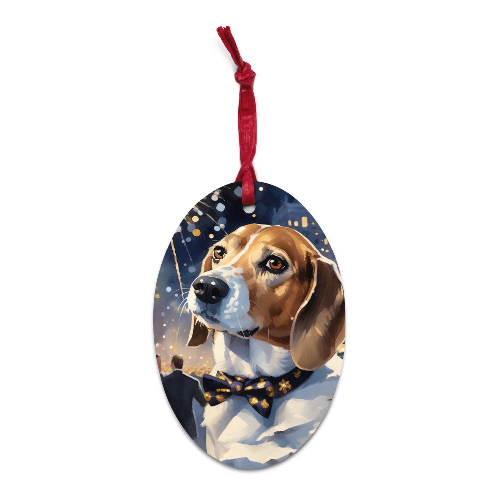 PugMug Custom Munchkin Wooden Ornament