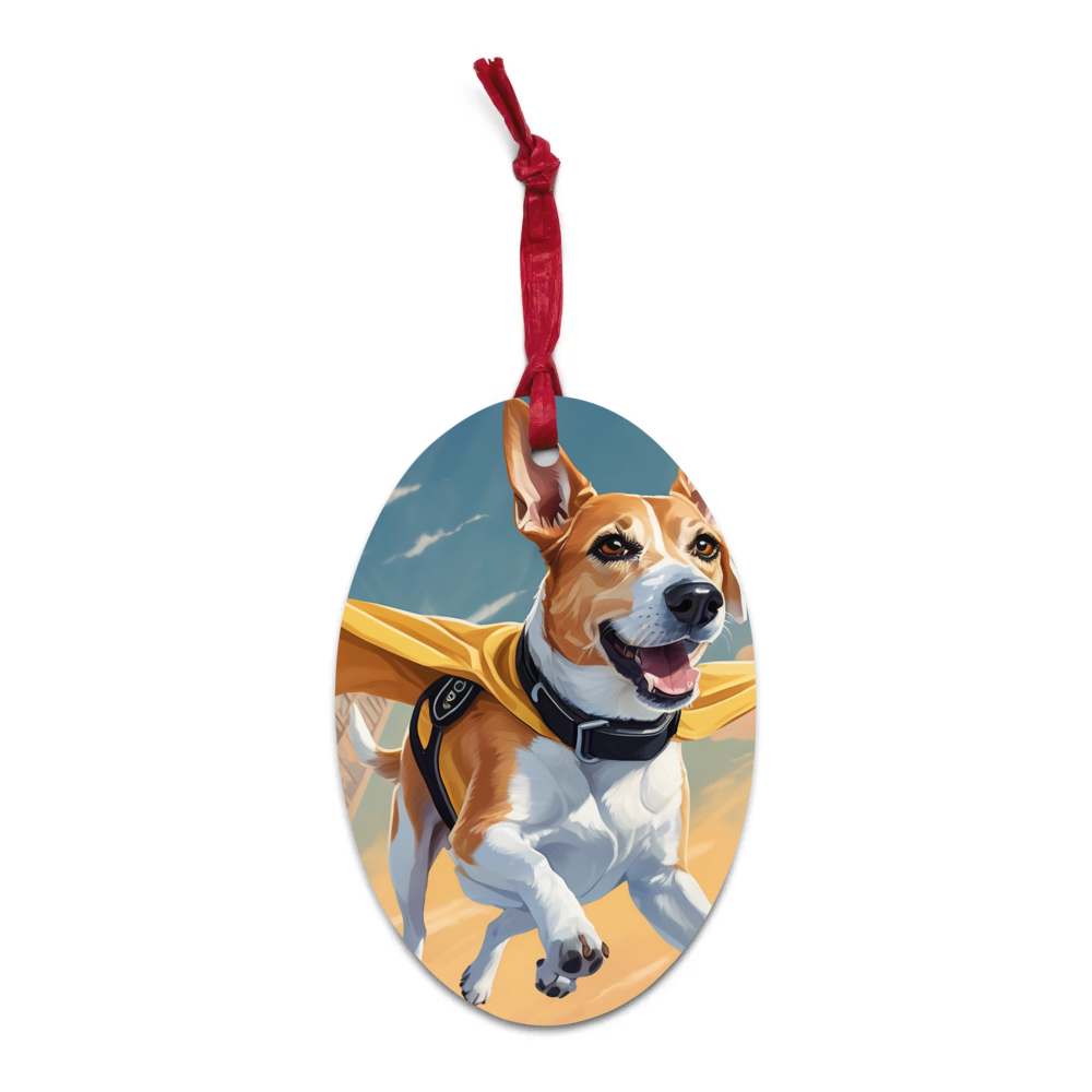 PugMug Custom Munchkin Wooden Ornament