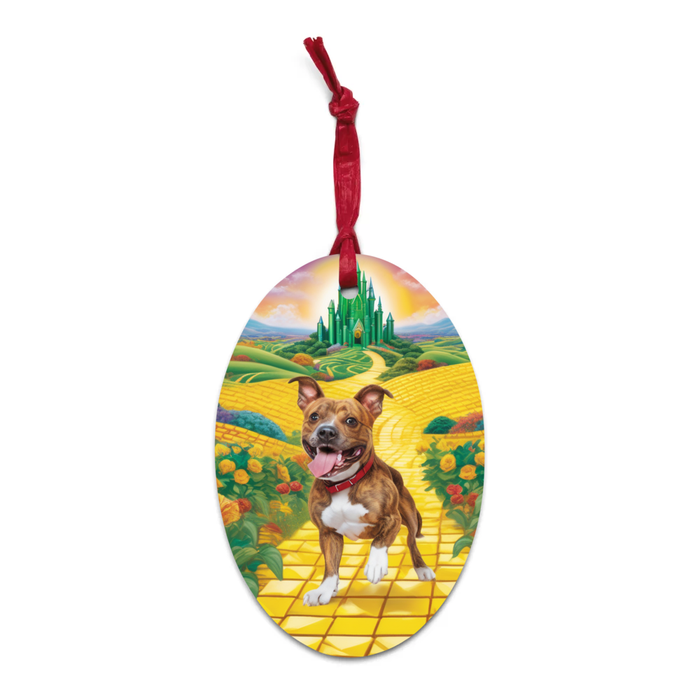 PugMug Custom Tony Hawk Wooden Ornament