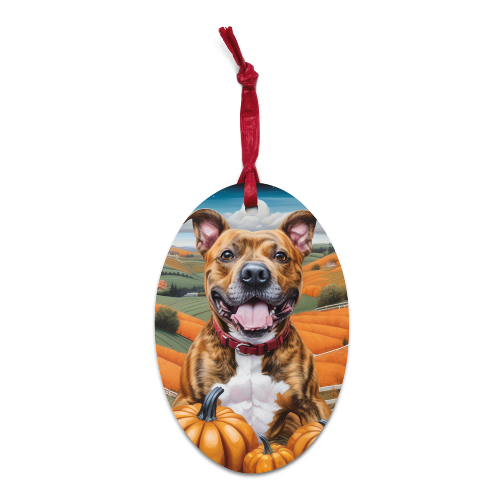 PugMug Custom Tony Hawk Wooden Ornament