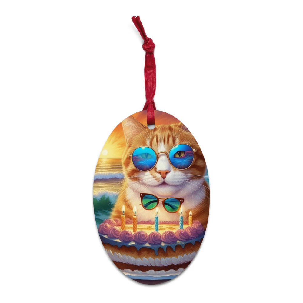 PugMug Custom Jack Jack Wooden Ornament