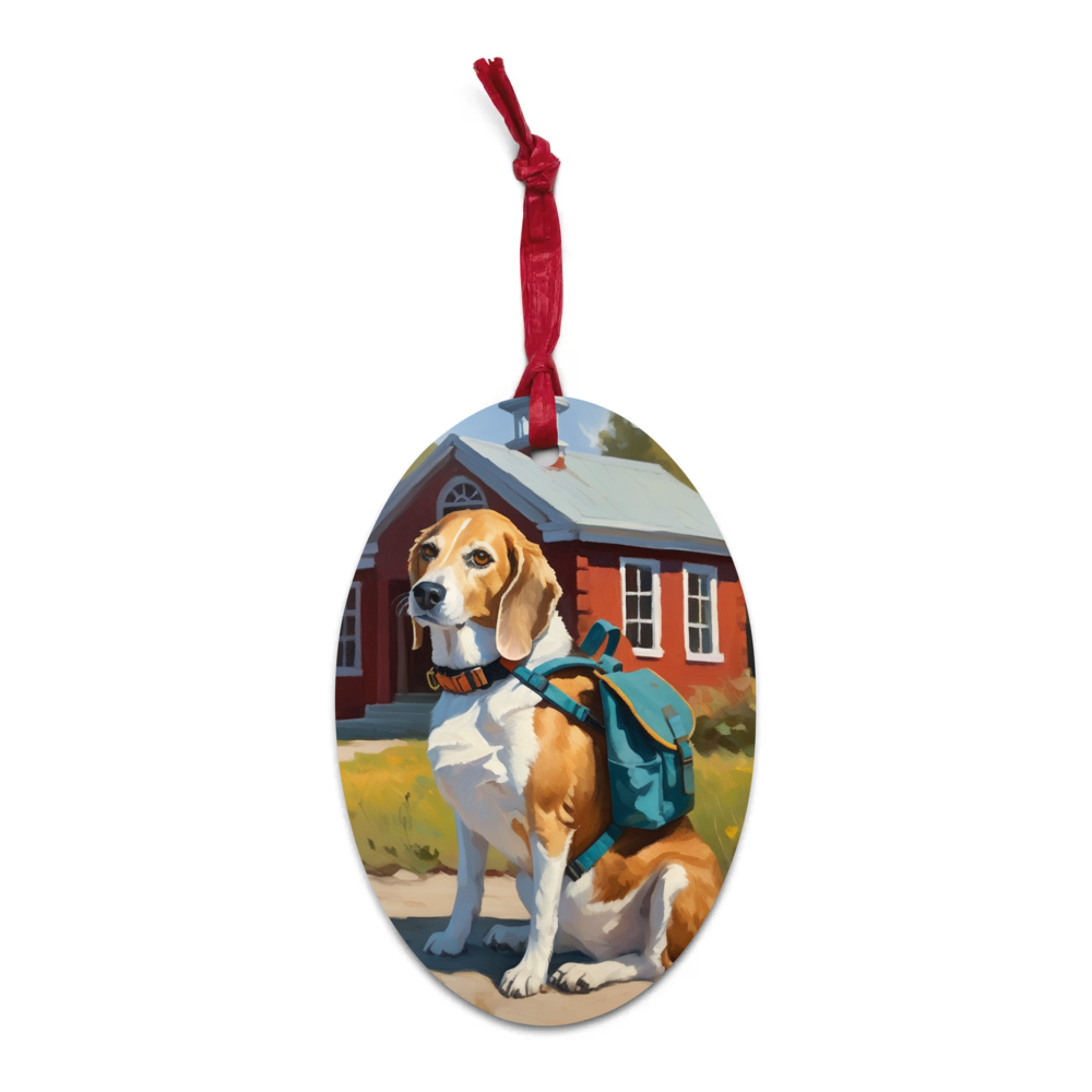 PugMug Custom Munchkin Wooden Ornament