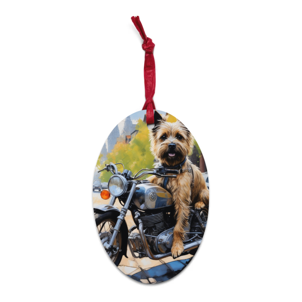 PugMug Custom Cairn Terrier Wooden Ornament