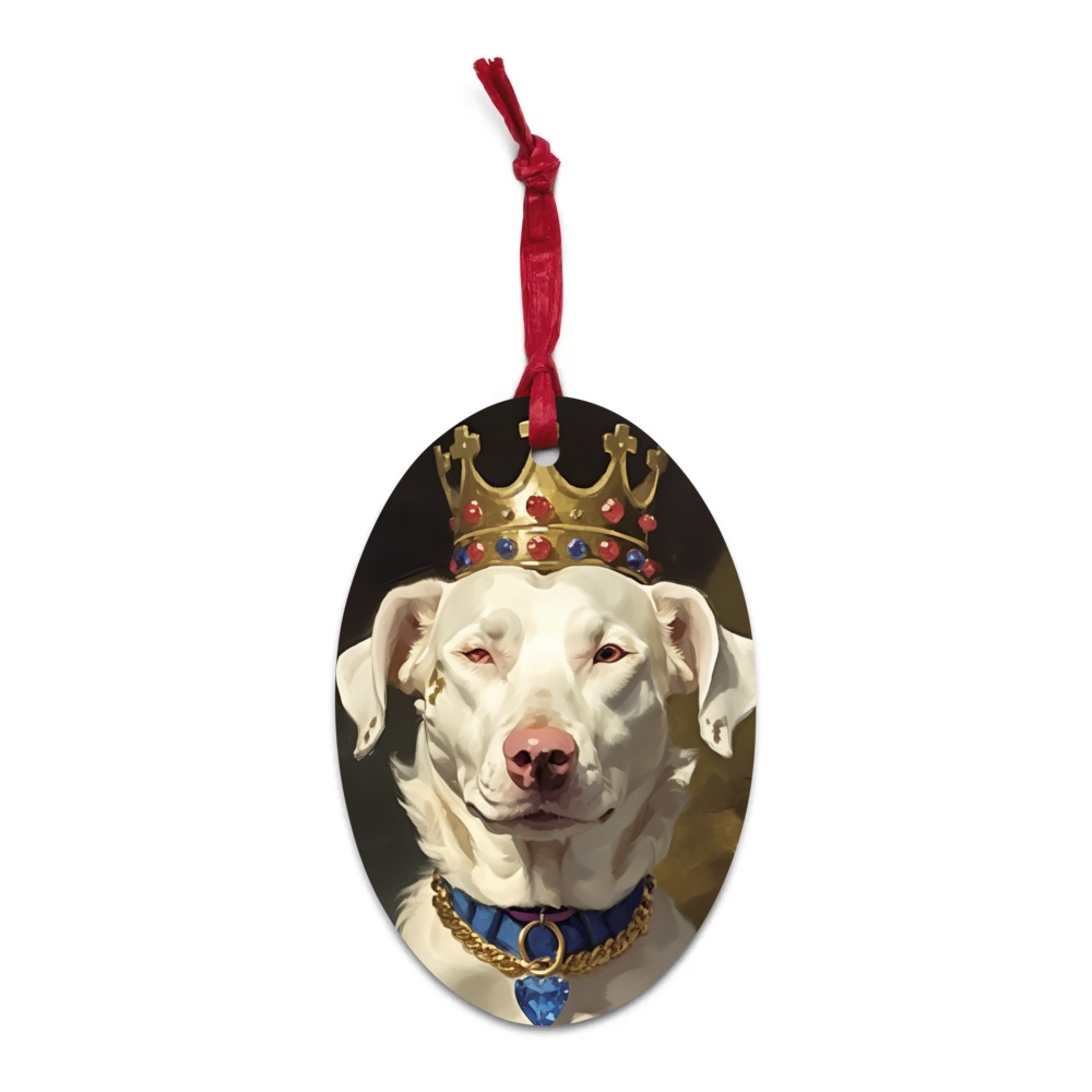 PugMug Custom Penny Wooden Ornament