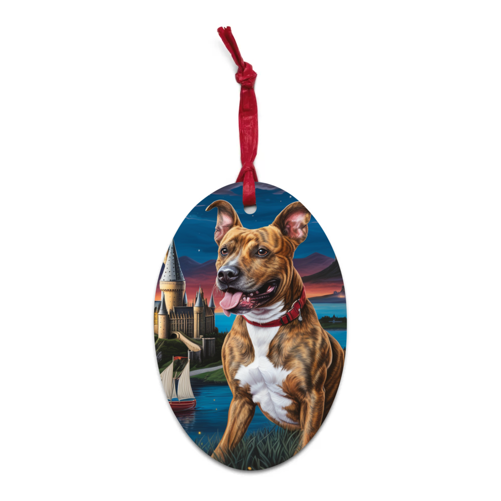 PugMug Custom Tony Hawk Wooden Ornament