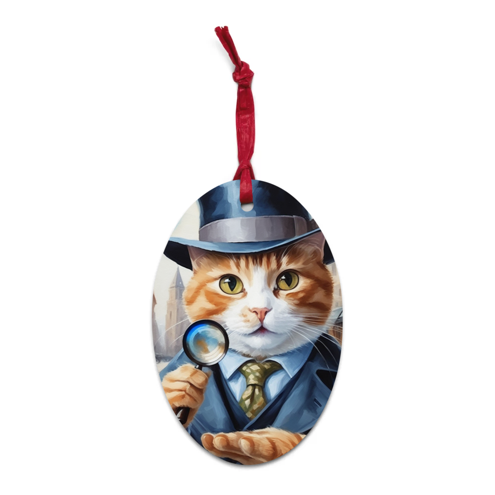 PugMug Custom Jack Jack Wooden Ornament