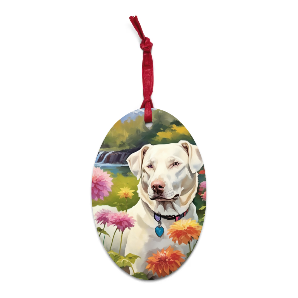 PugMug Custom Penny Wooden Ornament