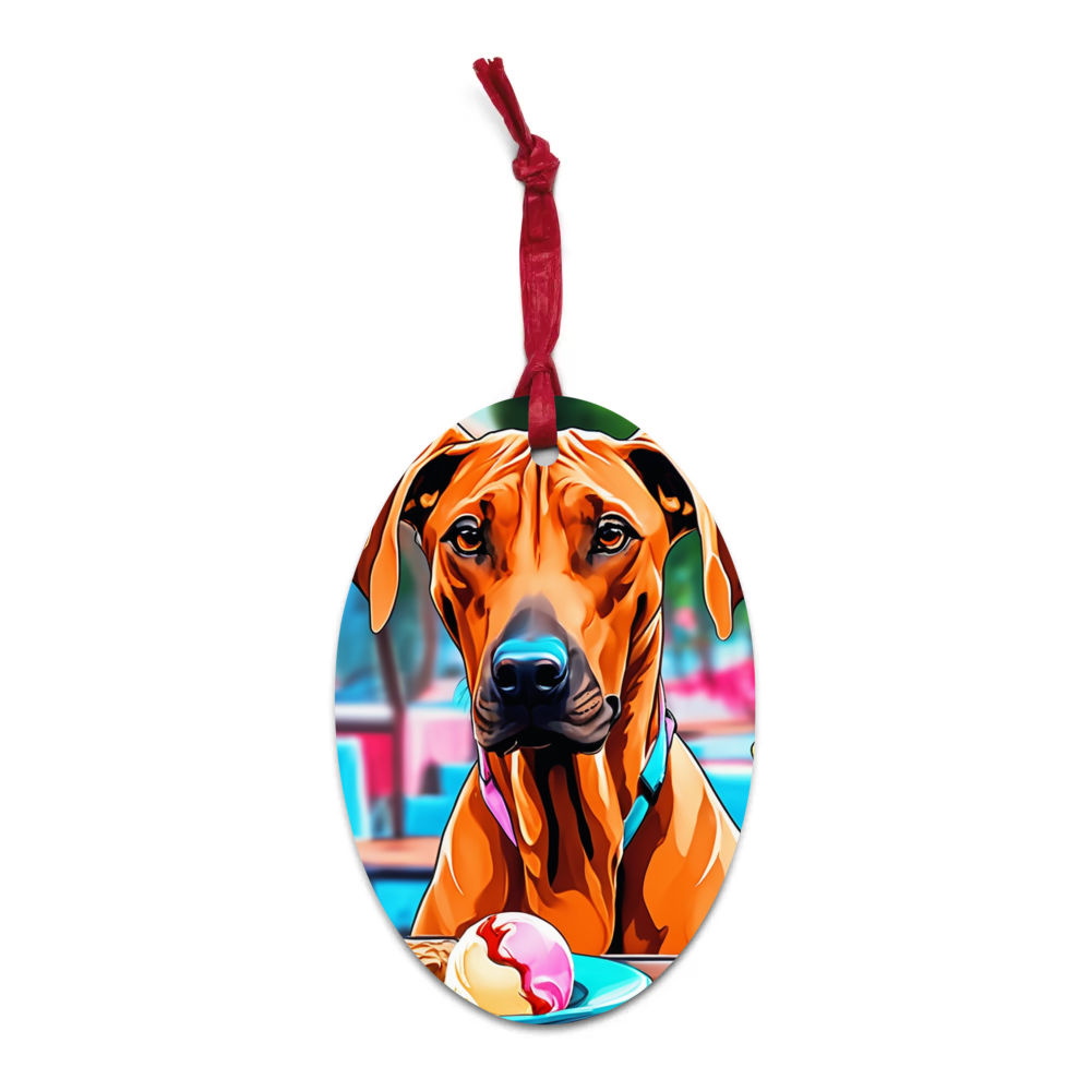PugMug Custom Pet Wooden Ornament