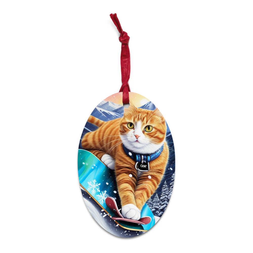 PugMug Custom Jack Jack Wooden Ornament