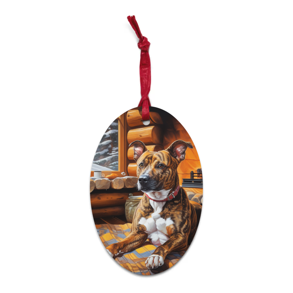 PugMug Custom Tony Hawk Wooden Ornament