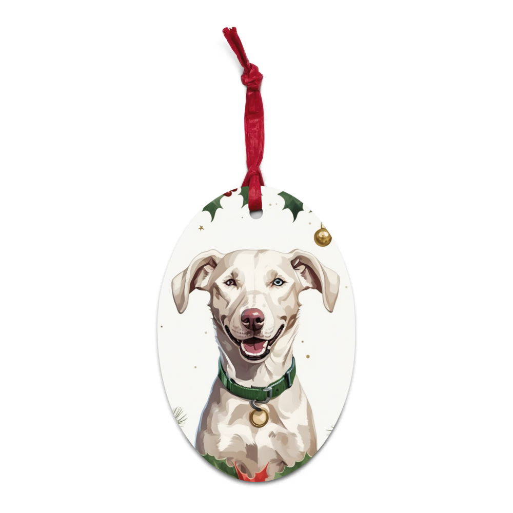 PugMug Custom Penny Wooden Ornament