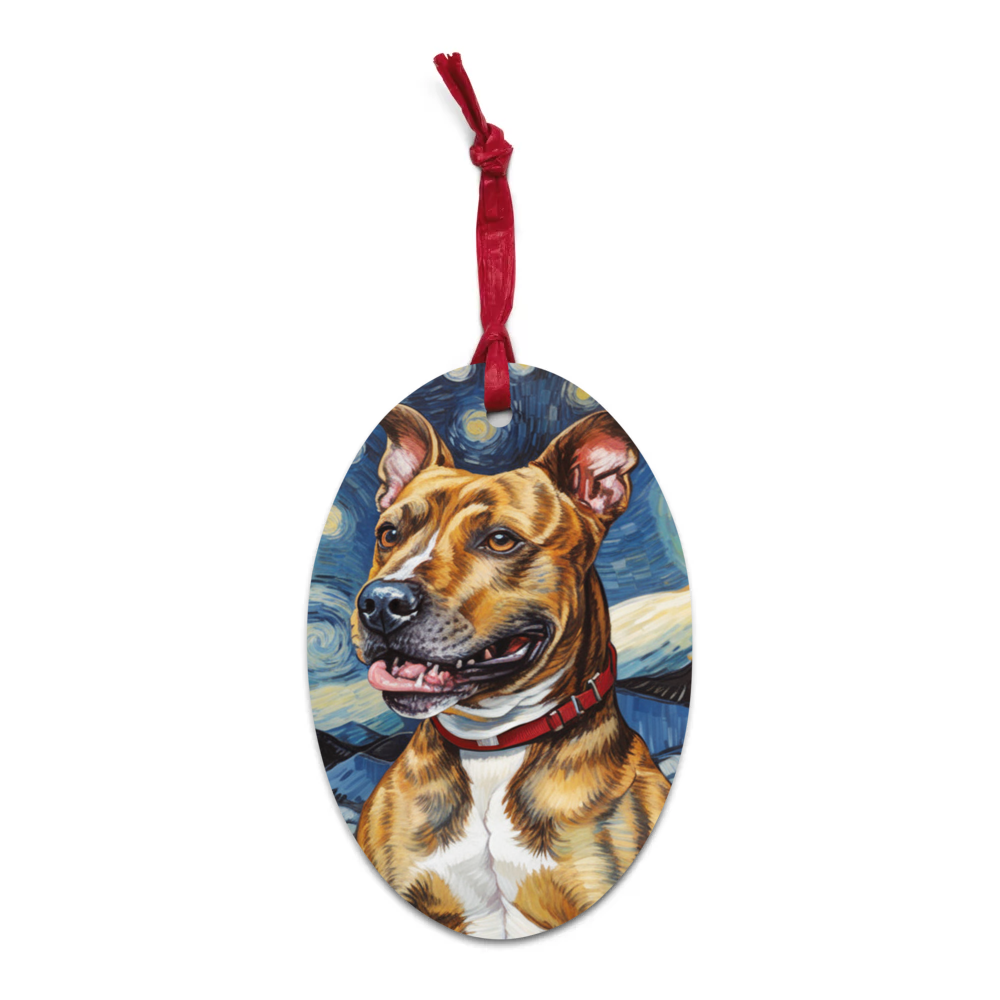 PugMug Custom Tony Hawk Wooden Ornament