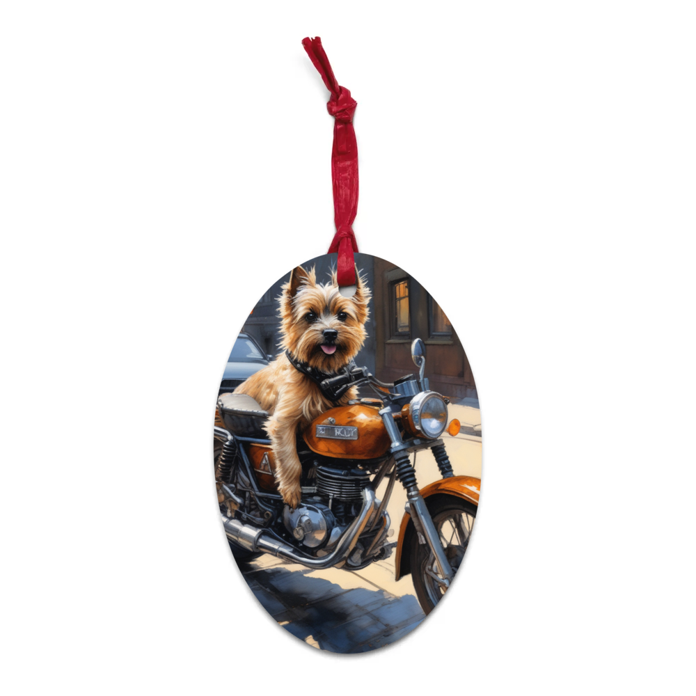 PugMug Custom Cairn Terrier Wooden Ornament