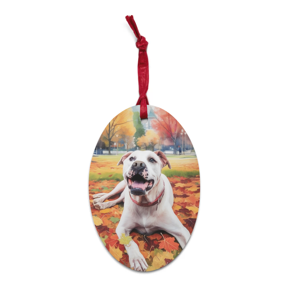 PugMug Custom Melody Wooden Ornament