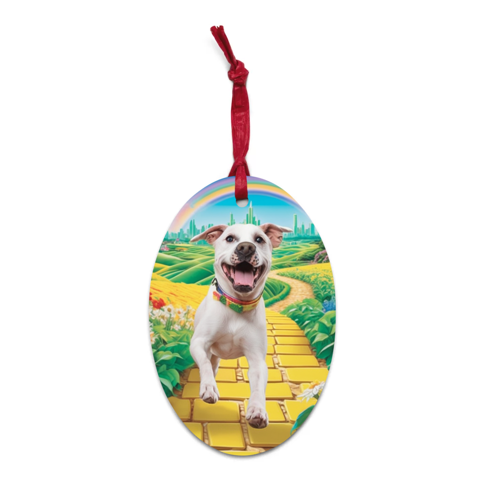 PugMug Custom Melody Wooden Ornament