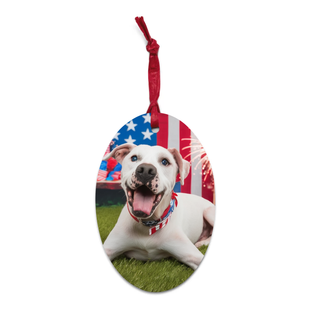 PugMug Custom Melody Wooden Ornament