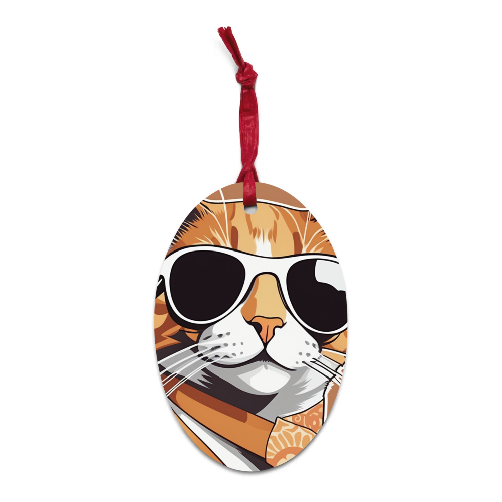 PugMug Custom Jack Jack Wooden Ornament