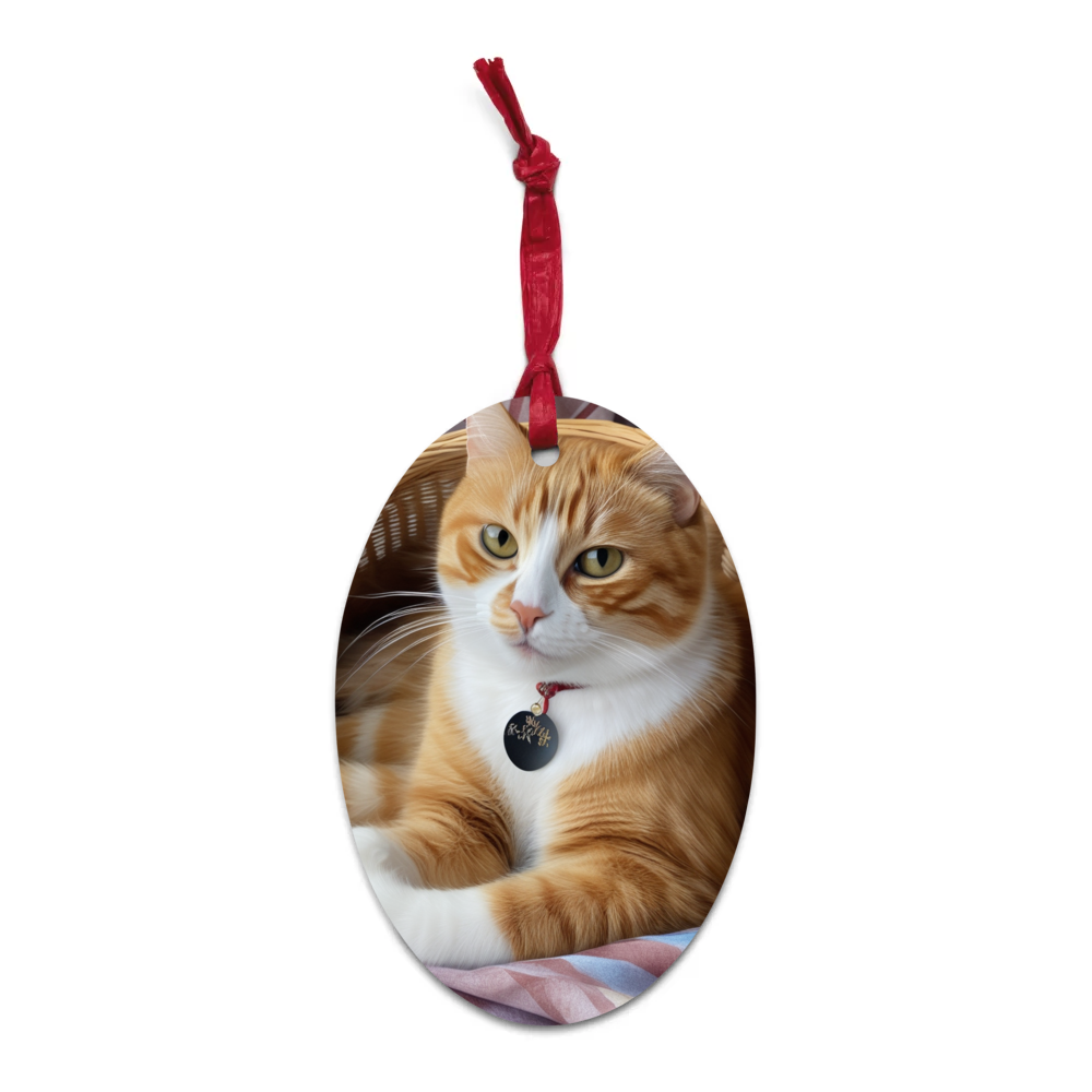 PugMug Custom Jack Jack Wooden Ornament