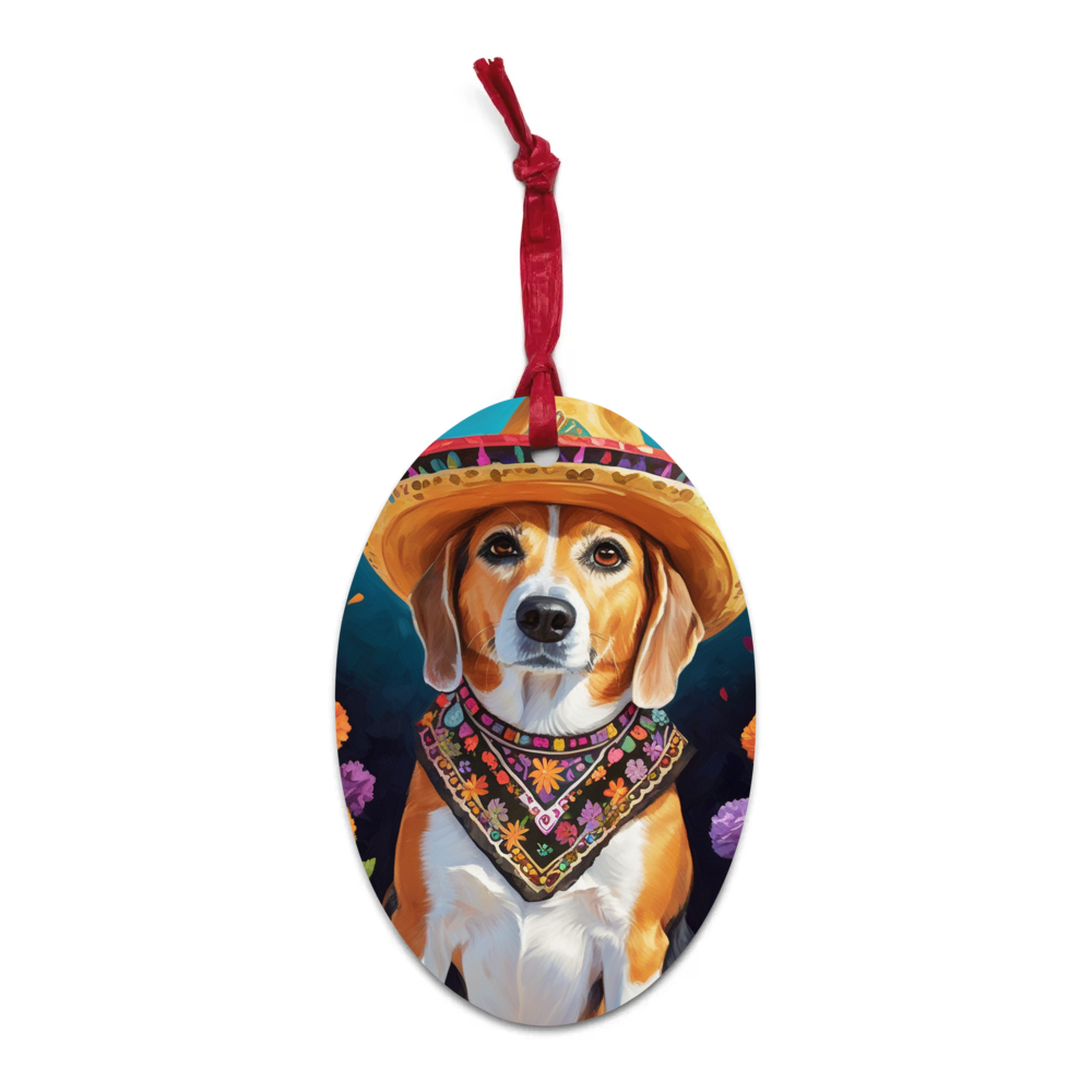 PugMug Custom Munchkin Wooden Ornament