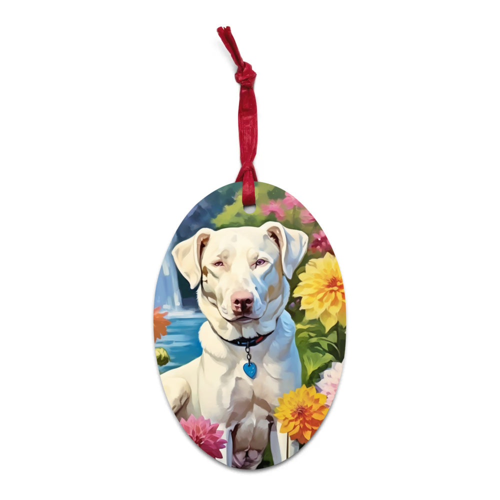 PugMug Custom Penny Wooden Ornament