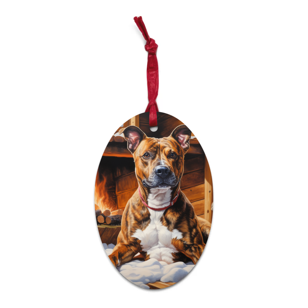 PugMug Custom Tony Hawk Wooden Ornament