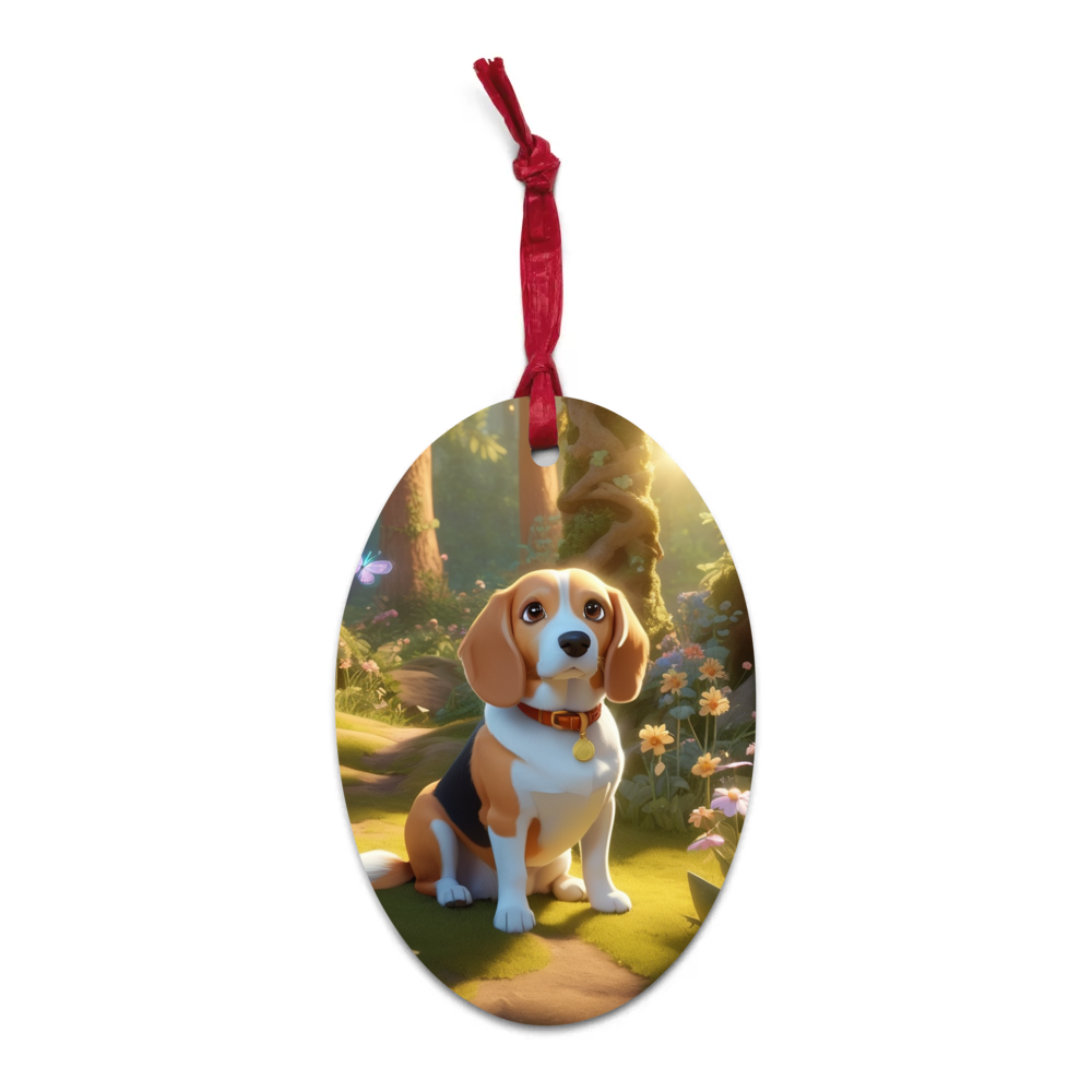 PugMug Custom Munchkin Wooden Ornament