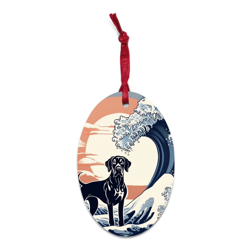 PugMug Custom Pet Wooden Ornament