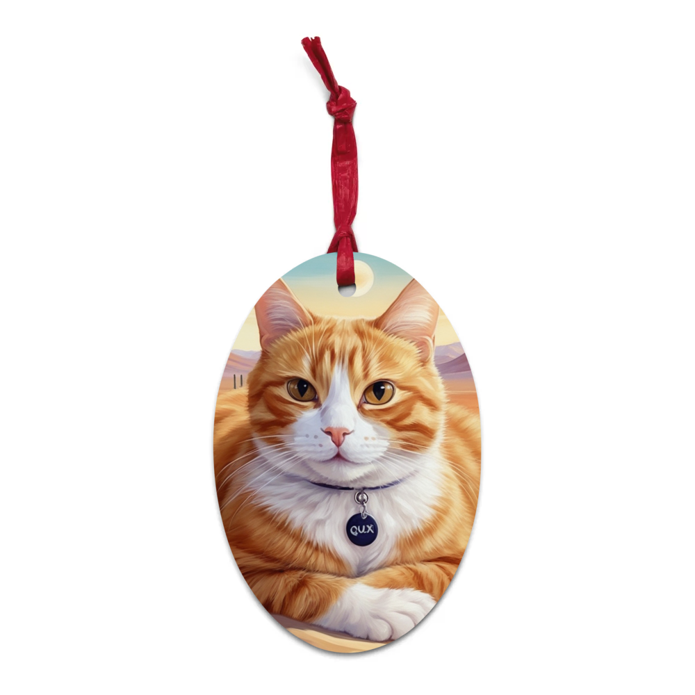 PugMug Custom Jack Jack Wooden Ornament