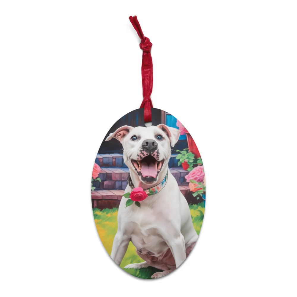 PugMug Custom Melody Wooden Ornament