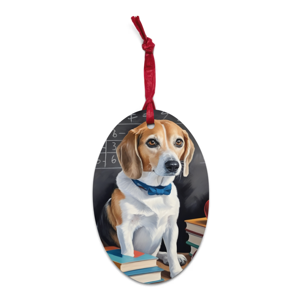 PugMug Custom Munchkin Wooden Ornament