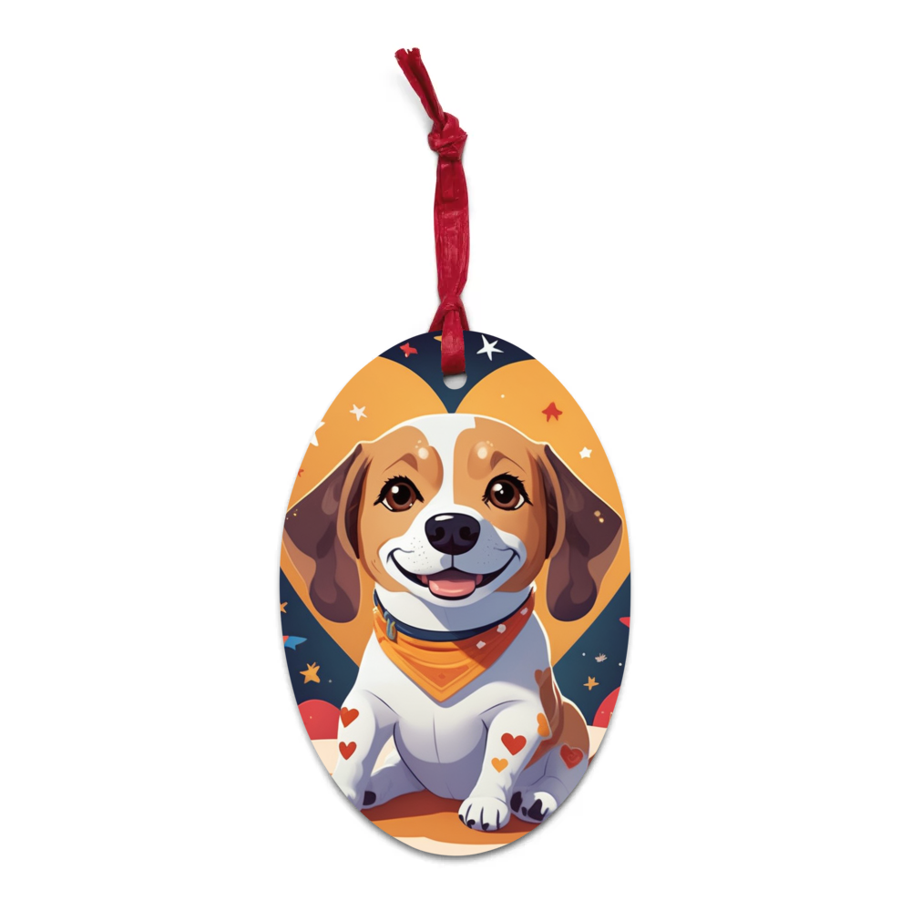 PugMug Custom Munchkin Wooden Ornament