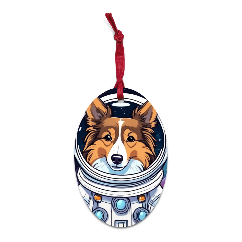 PugMug Custom Shetland Sheepdog Wooden Ornament