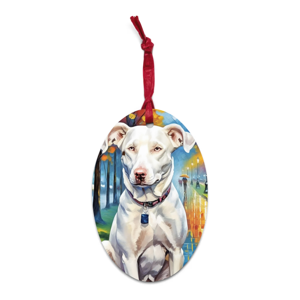 PugMug Custom Penny Wooden Ornament