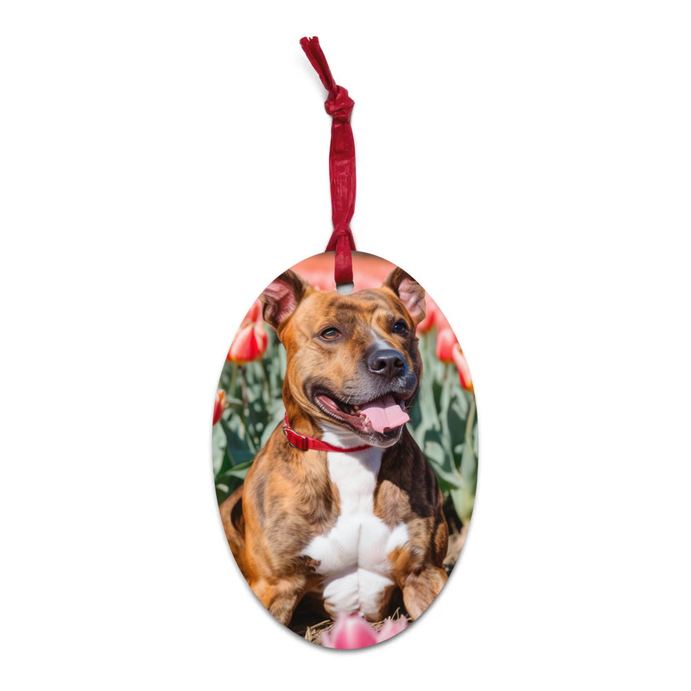 PugMug Custom Tony Hawk Wooden Ornament